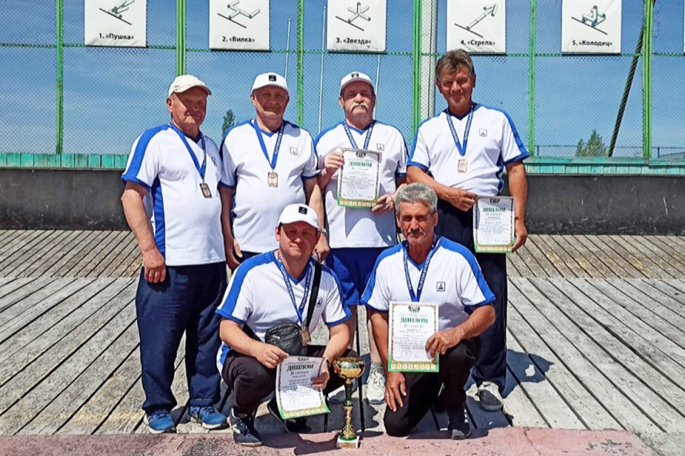 Тюменская команда стала третьей на областном чемпионате по городошному спорту